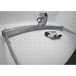 V074C GALIA Полностью оцинкованный фаркоп на Volkswagen Phaeton 2002-2016. Тип шара: C (горизонтальный съемный). Невидимый вырез бампера. Нагрузки: 2185/100 кг, мас