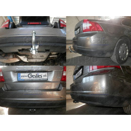 V079C GALIA Полностью оцинкованный фаркоп на Volvo S80 2006-2016, Volvo V70 2007-2016. Подрозетник убирается за бампер. Тип шара: C (горизонтальный съемный). Невиди