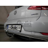V087C GALIA Полностью оцинкованный фаркоп на Volkswagen Golf хетчбек 3/5 дверей 2018-. Тип шара: C (горизонтальный съемный). Установка без выреза бампера. Нагрузки: 2000/80 кг, масса фаркопа 14,27 кг