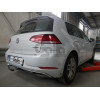 V087C GALIA Полностью оцинкованный фаркоп на Volkswagen Golf хетчбек 3/5 дверей 2018-. Тип шара: C (горизонтальный съемный). Установка без выреза бампера. Нагрузки: 2000/80 кг, масса фаркопа 14,27 кг