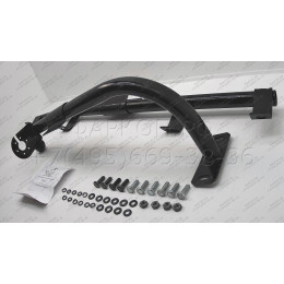 VAZ-23 AVTOS Фаркоп на Chevrolet Niva 2123 2002-2020. Необходима подрезка бампера. Тип шара: H (несъемный сварной). Нагрузки: 1300/50 кг, масса фаркопа 10,7 кг (без эле