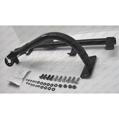 VAZ-23 AVTOS Фаркоп на Chevrolet Niva 2123 2002-2020. Необходима подрезка бампера. Тип шара: H (несъемный сварной). Нагрузки: 1300/50 кг, масса фаркопа 10,7 кг (без электрики в комплекте)