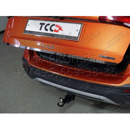 TCU00303 ТСС Фаркоп на Volkswagen Taos 2021-. Требуется подрезка бампера. Тип шара: E (шаровый узел под американский квадрат). Нагрузки: 1500/75 кг