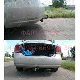 VW 28 AVTOS Фаркоп на Volkswagen Polo седан 2010-2020, Polo лифтбек 2020-2022. Требуется подрезка бампера. Тип шара: A. Нагрузки: 750/50 кг, масса фаркопа 13 кг (без элект