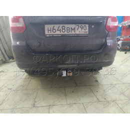 VAZ-69 AVTOS Фаркоп на Lada Granta рестайлинг седан/универсал 08/2018-, Lada Kalina 2 2013-03/2016, Kalina 2 Cross 04/2016-2018 без снятия и подрезки бампера. Тип шара: A. Нагрузки: 1