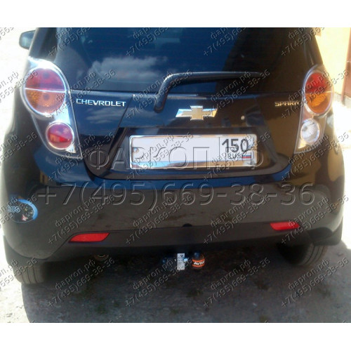 CV 10 AVTOS Фаркоп на Chevrolet Spark 2020-, Ravon R2 2016-2020 (без подрезки бампера), Chevrolet Spark 2011-2015 (требуется подрезка бампера). Тип шара: A. Нагрузки: 750/50 кг, масса фаркопа 14 кг (без электрики в комплекте)