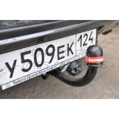 3043-A ORIS Фаркоп на Toyota RAV4 2006-2013 без выреза в бампере. Тип шара: A. Нагрузки: 1500/100 кг, масса фаркопа 25,4 кг (без электрики в комплекте)