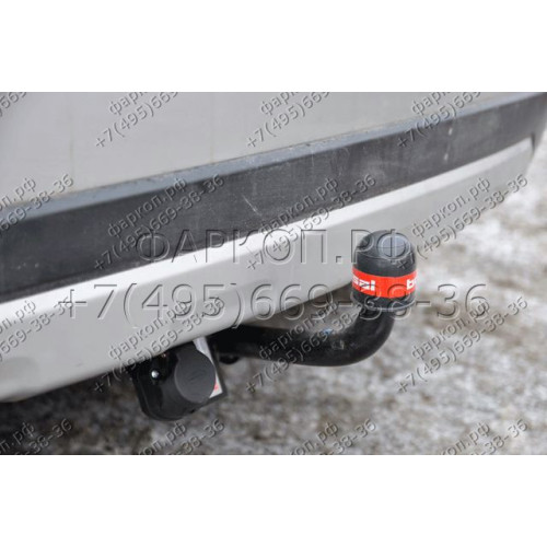 2851-A ORIS Фаркоп на Suzuki SX4 хетчбек 2006-2014, FIAT Sedici 2006-2008. Необходима подрезка бампера. Тип шара: A. Нагрузки: 1200/75 кг, масса фаркопа 19,5 кг (без электрики в комплекте)