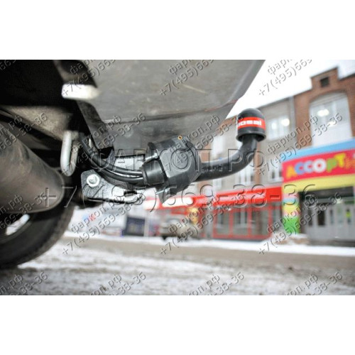 2851-A ORIS Фаркоп на Suzuki SX4 хетчбек 2006-2014, FIAT Sedici 2006-2008. Необходима подрезка бампера. Тип шара: A. Нагрузки: 1200/75 кг, масса фаркопа 19,5 кг (без электрики в комплекте)