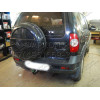 T-VAZ-18A TAVIALS ТСУ со съемным шаром для ВАЗ 2123 Chevrolet Niva / Шевроле Нива / Шнива 1999-2020, Lada Niva 2020-2021, Lada Niva Travel 2021- без снятия и выреза бампера. Нагрузки: 750/75 кг, масса фаркопа 13,24 кг, требуется 4 сверления (без электрики