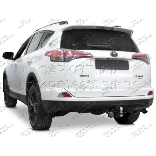 F.5711.002 BERG Фаркоп на Toyota RAV4 2013-2019. Требуется подрезка бампера. Тип шара: E. Нагрузки: 1200/75 кг, масса фаркопа 23 кг (без электрики в комплекте)