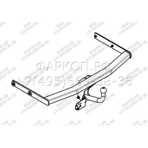 SK 05 AVTOS Фаркоп на Skoda Fabia хетчбек 2004-2014. Необходима подрезка бампера. Тип шара: A. Нагрузки: 1000/75 кг, масса фаркопа 14,5 кг (без электрики в комплекте)