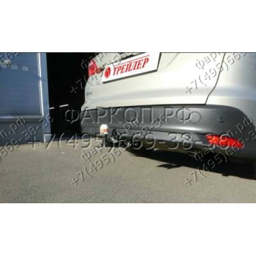 6015 Трейлер Фаркоп для Ford Focus 3 универсал 2011-2018 без подрезки бампера. Тип шара: A. Нагрузки: 1200/60 кг, масса фаркопа 20 кг (без электрики в комплекте)