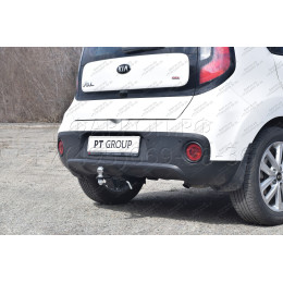 KSL-13-991122.00 PT GROUP Фаркоп на Kia Soul 2014-2019 без подрезки бампера. Тип шара: E (легкосъемный шар под квадрат). Нагрузки: 1500/80 кг, масса фаркопа 16,2 кг (без 
