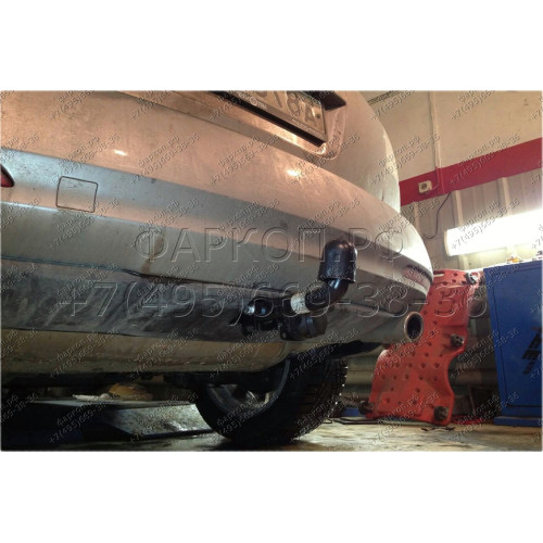 343066600001 WESTFALIA Фаркоп на Mazda CX-7 2007-2012. Невидимый вырез в бампере. Условно-съемный шар (на 2 болтах). Нагрузки 2000/85 кг, масса фаркопа 22 кг