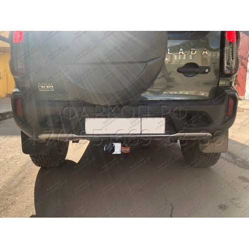 VAZ-33 AVTOS Фаркоп на Chevrolet Niva 2123 (оборудованные ГБО) 2002-2020, Lada Niva 2020-2021, Lada Niva Travel 2021- без снятия и подрезки бампера. Тип шара: A. Нагрузки: 1250/75 кг, масса фаркопа 14,1 кг (без электрики в комплекте)