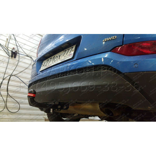 4261-A ORIS Фаркоп на Hyundai Tucson дорестайл 2015-2018 без снятия бампера и выреза в бампере. Тип шара: A. Нагрузки: 1600/100 кг, масса фаркопа 21,7 кг (без электрики в комплекте)