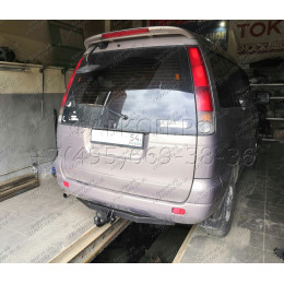 H.T62.A HALTY Фаркоп на Toyota Lite Ace Noah 1996-2001, Toyota Town Ace Noah 1996-2001, Toyota Lite Ace 1996-2007, Toyota Town Ace 1996-2007, в т.ч. Field Tourer, кроме Road Tourer, Daihatsu Delta 1996-2001 без подрезки бамп