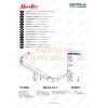 343066600001 WESTFALIA Фаркоп на Mazda CX-7 2007-2012. Невидимый вырез в бампере. Условно-съемный шар (на 2 болтах). Нагрузки 2000/85 кг, масса фаркопа 22 кг