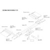 3976-A ORIS Фаркоп на Ford Kuga 2013-2019 без выреза в бампере. Тип шара: A. Нагрузки: 2000/100 кг, масса фаркопа 22,5 кг (без электрики в комплекте)