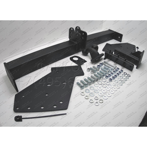 4153-F ORIS Фаркоп на Mitsubishi L200 2007-2014, L200 Triton 2019-2023 без выреза в бампере. Тип шара: F. Нагрузки: 1500/75 кг, масса фаркопа 31,9 кг (без электрики в комплекте)