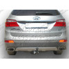H224-A Лидер-плюс ТСУ для Hyundai Santa Fe 2012-2018, Hyundai Grand Santa Fe 2014-2018, Kia Sorento 4 XM FL 2012-2020, кроме Prime. Требуется подрезка бампера. Нагрузки: 1300/75 кг, масса фаркопа 19,58 кг (без электрики в комплекте)