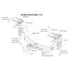 4371-A ORIS Фаркоп на Nissan X-Trail T31 2007-2015 без выреза в бампере. Тип шара: A. Нагрузки: 1500/75 кг, масса фаркопа 22,4 кг (без электрики в комплекте)