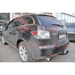 4526-A ORIS Фаркоп на Mazda CX-7 2007-2012 без выреза в бампере. Тип шара: A. Нагрузки: 1300/50 кг, масса фаркопа 21,1 кг (без электрики в комплекте)