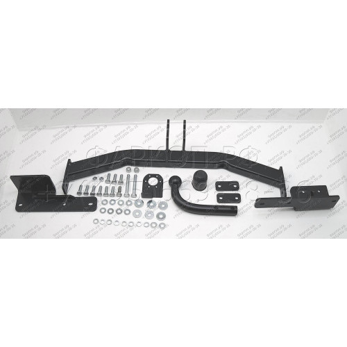 4810-A ORIS Фаркоп на Jeep Grand Cherokee 1999-2005 без выреза в бампере. Тип шара: A. Нагрузки: 1500/75 кг, масса фаркопа 16,6 кг (без электрики в комплекте)