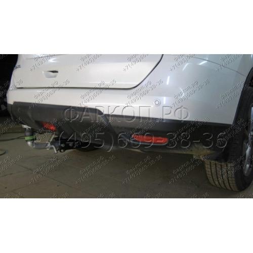 N122-BA TAVIALS ТСУ для Nissan X-Trail T32 2014-2022 без выреза бампера. Тип шара: C (оцинкованный, съемный). Нагрузки: 2000/75 кг, масса фаркопа 20,54 кг (без электрики в комплекте)