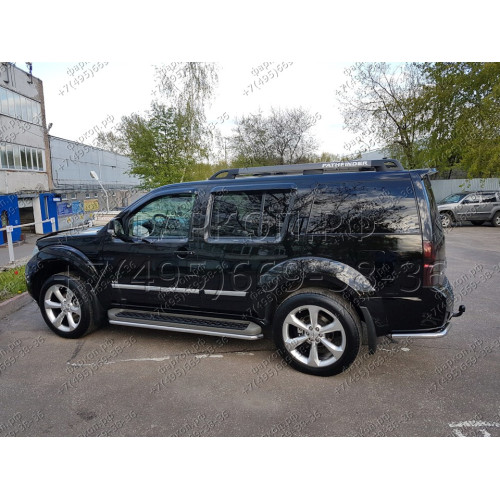 4350-A ORIS Фаркоп на Nissan Pathfinder R51 2005-2014. Необходима подрезка бампера. Тип шара: A. Нагрузки: 1500/75 кг, масса фаркопа 9,2 кг (без электрики в комплекте)