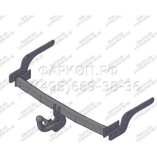 9031 Трейлер Фаркоп для Renault Sandero 2014-2022, Renault Sandero Stepway 2014-2022. Требуется подрезка бампера. Тип шара: A. Нагрузки: 1000/50 кг, масса фаркопа 14,6 кг (без электрики в комплекте)