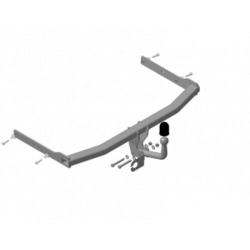 92703-A MOTODOR Фаркоп с оцинкованным шаром на Volkswagen Jetta седан 2011-2015, 2015-2018. Необходима подрезка бампера. Тип шара: A. Нагрузки: 1200/50 кг, масса фаркопа 14 кг (без электрики в комплекте)