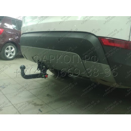 323157600001 WESTFALIA Фаркоп на Land Rover Discovery V 2017-. Съемное вертикальное крепление шара (на ключе). Видимый вырез в бампере. Нагрузки 3500/195 кг, масса фарк
