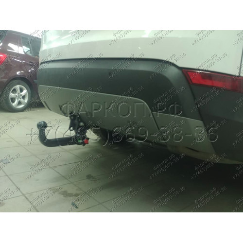 323157600001 WESTFALIA Фаркоп на Land Rover Discovery V 2017-. Съемное вертикальное крепление шара (на ключе). Видимый вырез в бампере. Нагрузки 3500/195 кг, масса фаркопа 41,5 кг