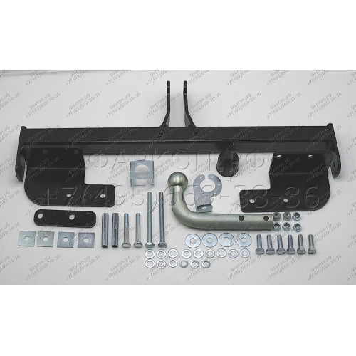 94702-A MOTODOR Фаркоп с оцинкованным шаром на Lifan X70 2017-2021, Lifan X60 2012-2021 без выреза в бампере. Тип шара: A. Нагрузки: 1500/75 кг, масса фаркопа 15,4 кг (без электрики в комплекте)