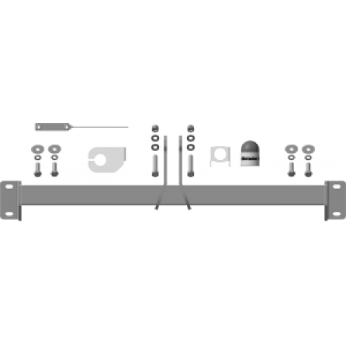 99001-A MOTODOR Фаркоп с оцинкованным шаром на Chery Tiggo 3 2017-2020 без выреза в бампере. Тип шара: A. Нагрузки: 1200/75 кг, масса фаркопа 13,9 кг (без электрики в комплекте)