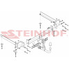 A-058 STEINHOF Фаркоп на Audi A8 11/2002-02/2010 (в т.ч. Quattro, в т.ч. S8). Требуется подрезка бампера. Тип шара: AV (вертикальное быстросъемное крепление шара на ключе). Нагрузки: 2430/100 кг, масса фаркопа 26,3 кг (без электрики в комплекте)