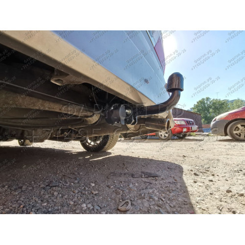 H.T39.A HALTY Фаркоп на Toyota Alphard 2002-2008 без подрезки бампера. Тип шара: A. Нагрузки: 750/75 кг, масса фаркопа 15 кг