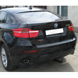 B-063 STEINHOF Фаркоп на BMW X6 E71 2008-2014. Требуется подрезка бампера. Тип шара: AV (вертикальное быстросъемное крепление шара на ключе). Нагрузки: 3500/140 к