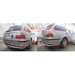 B009C GALIA Полностью оцинкованный фаркоп на BMW 3-Series E46 седан/универсал/купе 1998-2005. Подрозетник убирается за бампер. Тип шара: C (горизонтальный съ