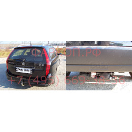 C040C GALIA Полностью оцинкованный фаркоп на Citroen C5 I и II универсал 2001-2008, с 2005-2008 необходим блок согласования. Тип шара: C (горизонтальный съемный).
