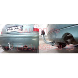 C048C GALIA Полностью оцинкованный фаркоп на Citroen C3 2002-2010, C3 II 2010-2016, кроме DS3. Тип шара: C (горизонтальный съемный). Без выреза бампера. Нагрузки: 1200/5