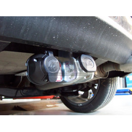 C048C GALIA Полностью оцинкованный фаркоп на Citroen C3 2002-2010, C3 II 2010-2016, кроме DS3. Тип шара: C (горизонтальный съемный). Без выреза бампера. Нагрузки: 1200/5
