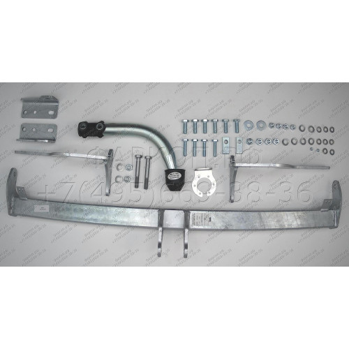 C051A GALIA Полностью оцинкованный фаркоп на Citroen C4 Picasso 2006-2013, Citroen C4 Grand Picasso 2006-2013, Peugeot 5008 2009-2017. Тип шара: A. Невидимая минимальная подрезка бампера. Нагрузки: 1600/75 кг, масса фаркопа 16,62 кг