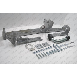 C057A GALIA Полностью оцинкованный фаркоп на Citroen C4 седан 2008-2013, сборка Южная Америка. Тип шара: A. Без выреза бампера. Нагрузки: 1500/70 кг, масса фарк