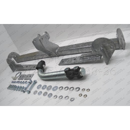 C057A GALIA Полностью оцинкованный фаркоп на Citroen C4 седан 2008-2013, сборка Южная Америка. Тип шара: A. Без выреза бампера. Нагрузки: 1500/70 кг, масса фарк