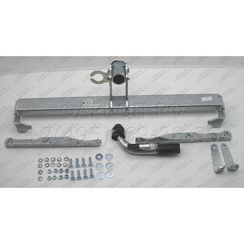 C061C GALIA Полностью оцинкованный фаркоп на Chevrolet Orlando 2011-2019, в т.ч. для авто с запасным колесом. Тип шара: C (горизонтальный съемный). Невидимый вырез бампера. Нагрузки: 1600/75 кг, масса фаркопа 18,77 кг