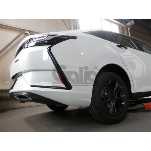 D054A GALIA Полностью оцинкованный фаркоп на Dongfeng Aeolus Shine 2019-, Dongfeng Shine Max 2023-. Подрозетник убирается за бампер. Тип шара: A. Невидимый вырез бампера. Нагрузки: 1600/75 кг, масса фаркопа 15,82 кг