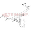 F-288 STEINHOF Фаркоп на Ford Fiesta хетчбек 5 дверей (вкл. Titanium) (вкл. Active) (искл. ST-Line) (кроме версии с панорамной крышей) 07/2017-. Требуется подрезка бампера. Тип шара: AV (вертикальное быстросъемное крепление шара на ключе). Нагрузки: 1100/